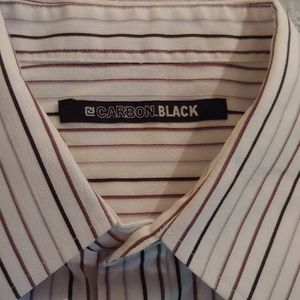 Men's large carbon black brand dress shirt